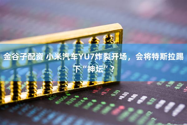 金谷子配资 小米汽车YU7炸裂开场，会将特斯拉踢下“神坛”？